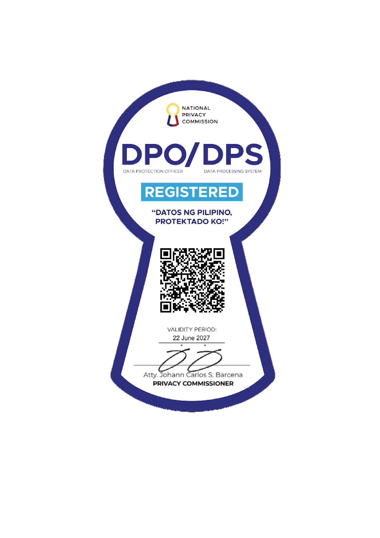 NPC DPO DPS Registered Seal